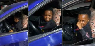 Don Little Spotted Driving Sleek Corolla Source: TikTok