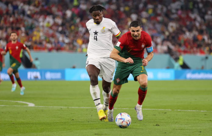 Mohammed Salisu' challenge on Ronaldo Mohammed Salisu' challenge on Ronaldo