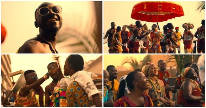Okyeame Kwame and son Disney Plus