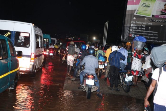Accra – Kasoa road downpour Accra – Kasoa road downpour