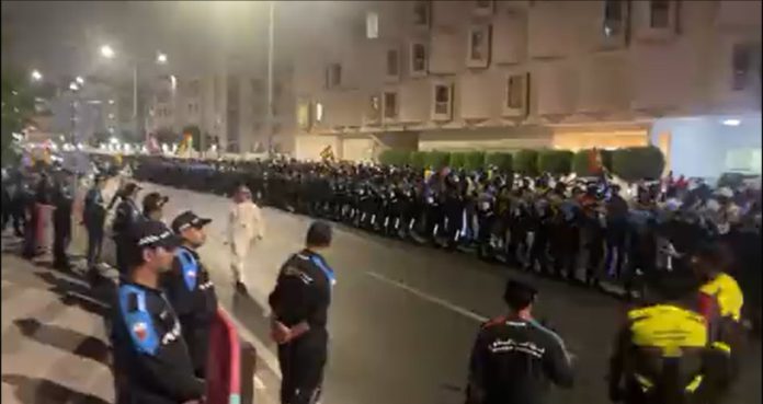 Arrival of Black Stars in Doha