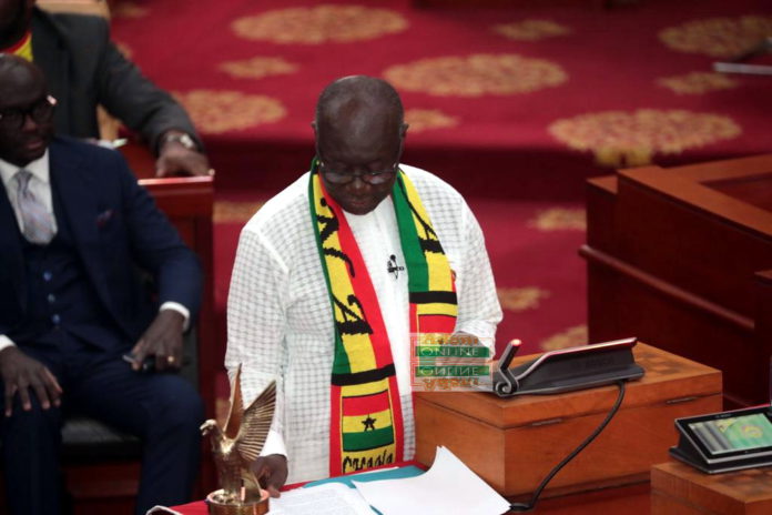 Ken Ofori-Atta reads 2023 Budget in Parliament