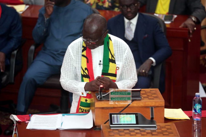 Ken Ofori-Atta reads 2023 Budget in Parliament