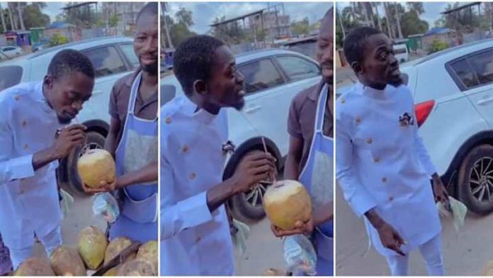 Lil Win Exclaims The Country Is Hard After Buying Coconut Source: officiallilwin Lil Win Exclaims The Country Is Hard After Buying Coconut Source: officiallilwin