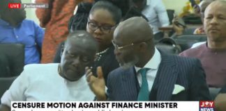 Censure motion - Ofori Atta