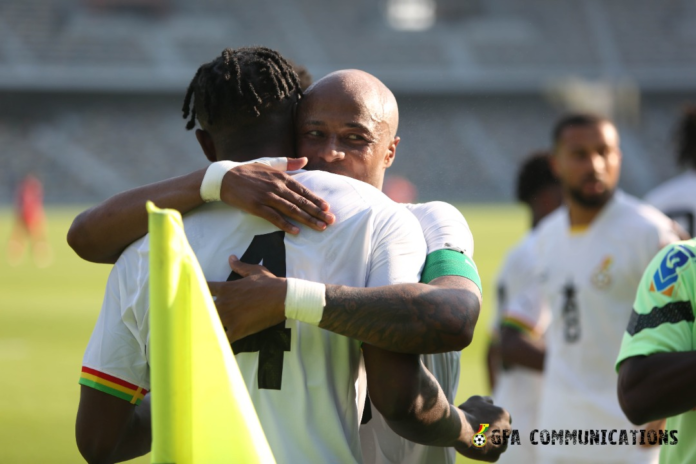 Black Stars celebrate