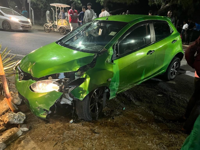 Man and side chick involved in an accident while chasing wife and her lover