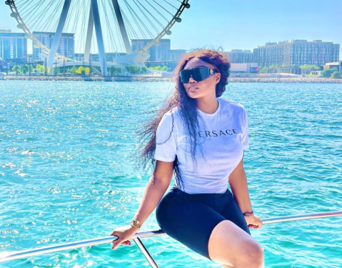 Sandra Ankobiah Sandra Ankobiah chills in Dubai