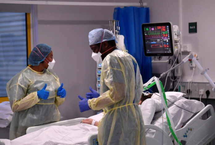 The NHS provides free healthcare at point of use but is under immense pressure [File: Toby Melville/Reuters]