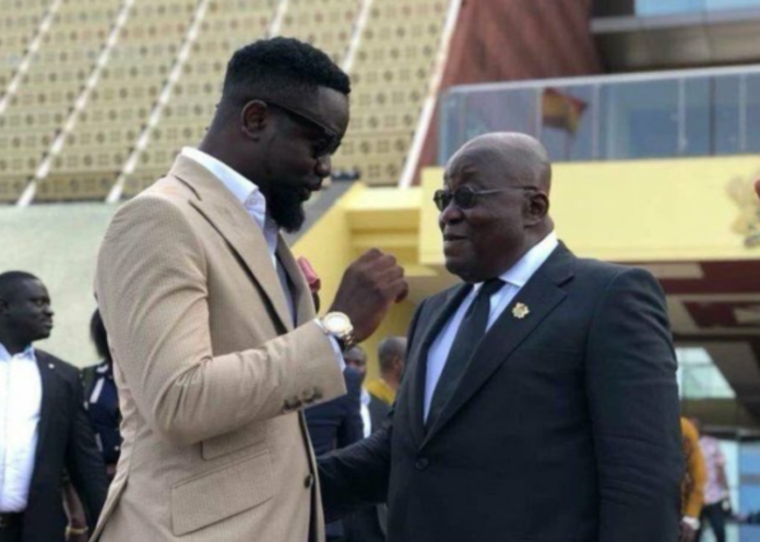 Sarkodie and President Nana Addo Dankwa Akufo-Addo