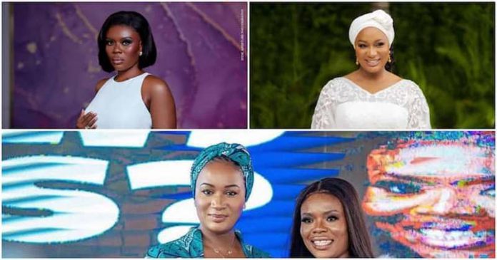 H.E Samira Bawumia and Deloris Frimpong Manso stun in beautiful dresses. @sbawumia @delayghana H.E Samira Bawumia and Deloris Frimpong Manso stun in beautiful dresses. @sbawumia @delayghana