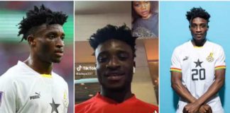 Thick Ghanaian Lady Fakes Edited Video Call With Kudus Source: kudu’s girlfriend on TikTok, Gettyimages