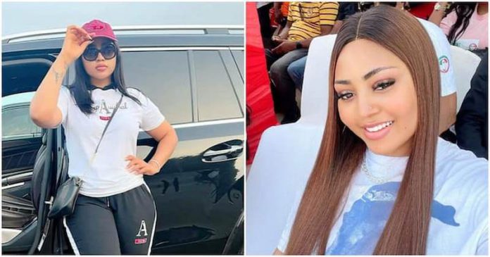 Regina Daniels shares new pics of her in a nightgown. Credit: @reginadaniels Regina Daniels shares new pics of her in a nightgown. Credit: @reginadaniels