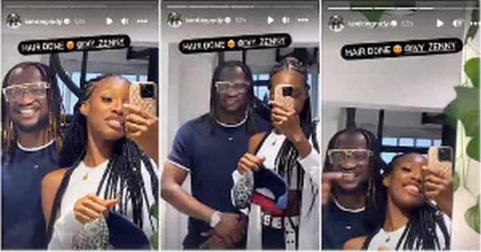 Paul Okoye and his girlfriend Paul Okoye and his girlfriend