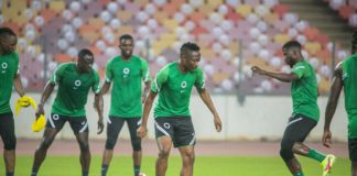 Super Eagles training