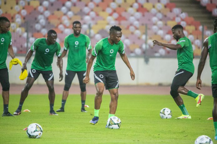 Super Eagles training Super Eagles training