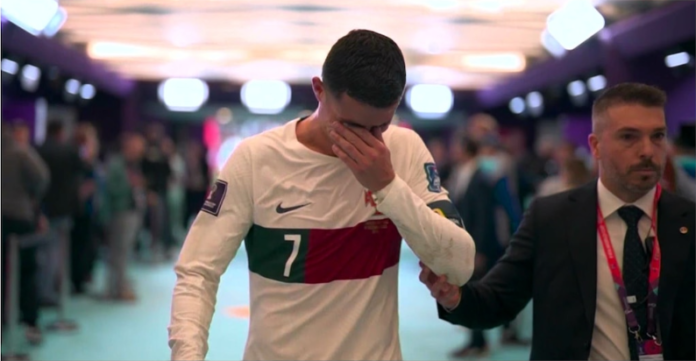 Ronaldo breaks down after elimination Ronaldo breaks down after elimination