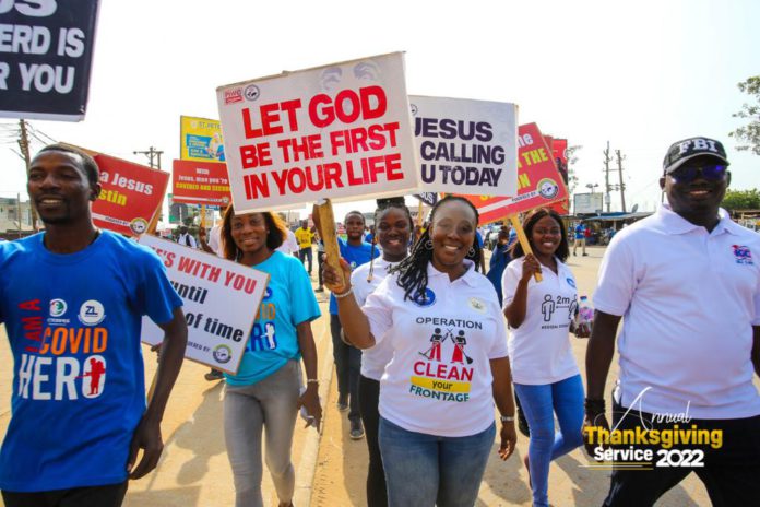 Jospong Group wins souls for Christ through thanksgiving service