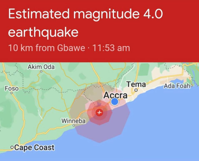 Earth tremor