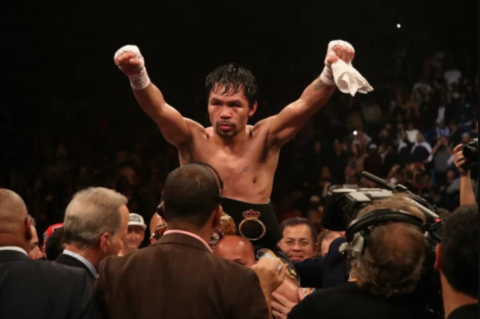Manny Pacquiao got some home cooking in a key win early in his career. (Photo by Christian Petersen/Getty Images)