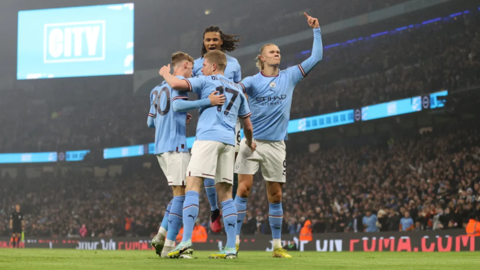Man City saw off Liverpool at the Etihad Stadium / Naomi Baker/GettyImages