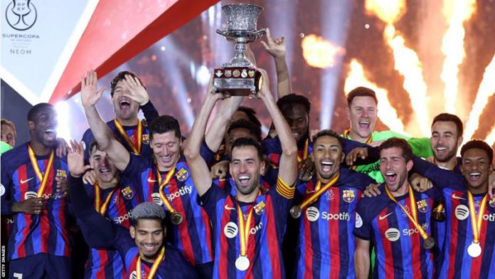 Barcelona win the Super Cup for the first time in five years Barcelona win the Super Cup for the first time in five years