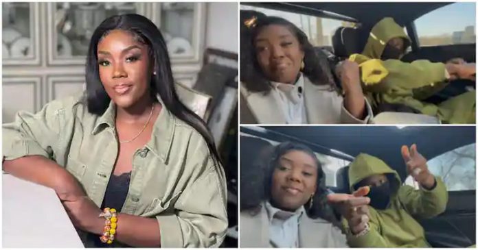 Stonebwoy and his wife Dr Louisa Satekla look cute in the video. Photo Source: @stonebwoy Stonebwoy and his wife Dr Louisa Satekla look cute in the video. Photo Source: @stonebwoy