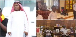 Yaw Dabo Visits Former President John Agyekum Kufuor Photo Source: yawdabo_adwenkese3_daily on Instagram, manueal_neuer22