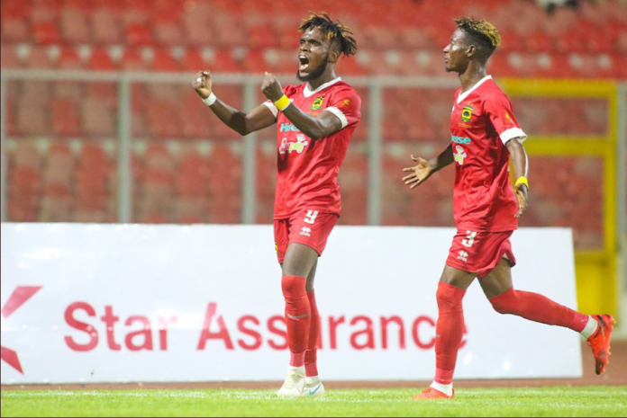 Asante Kotoko celebrate Asante Kotoko celebrate