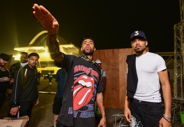 Vic Mensa and Chance The Rapper (Credit: Instagram / @vicmensa)