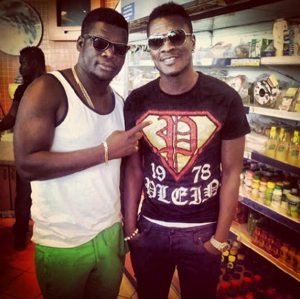 Asamoah Gyan and Castro