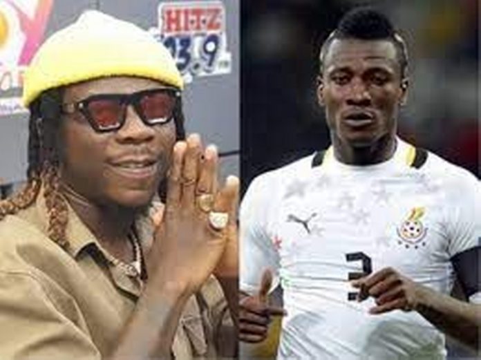 Stonebwoy and Asamoah Gyan