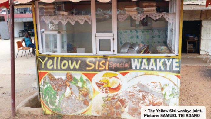 Oyibi food poisoning The Yellow Sisi waakye joint. Picture: SAMUEL TEI ADANO