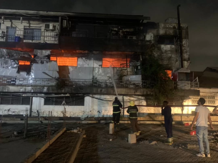 Fire outbreak
