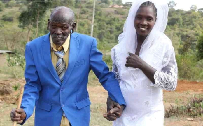 99-year-old Johana Maritim Butuk gets married for the first time