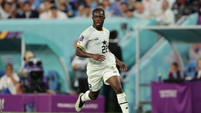 Kamaldeen Sulemana played for Ghana at the Qatar 2022 World Cup. Kamaldeen Sulemana played for Ghana at the Qatar 2022 World Cup.