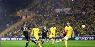 Angel di Maria had not scored in European competition this season before his treble against Nantes