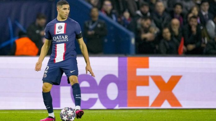 Achraf Hakimi has made 31 appearances for PSG this season Achraf Hakimi has made 31 appearances for PSG this season