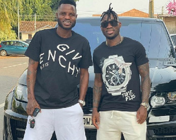 Mubarak Wakaso(L) and Christian Atsu(R) Mubarak Wakaso(L) and Christian Atsu(R)