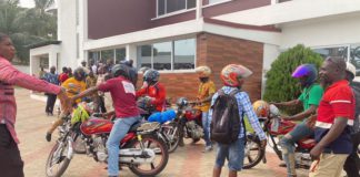okada riders storm mahaam's office