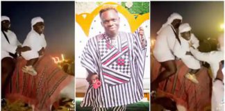 Shatta Bandle rides a camel in Dubai. Photo Source: @shatta_bandle