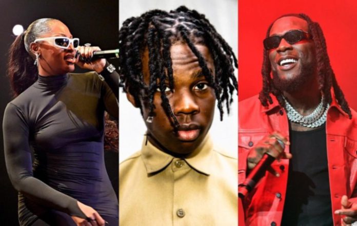 Burna Boy, Tems and Rema
