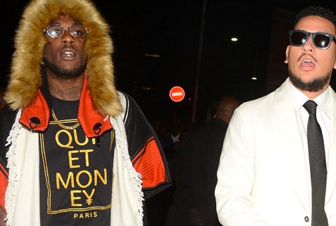 Burna Boy and SA rapper, AKA