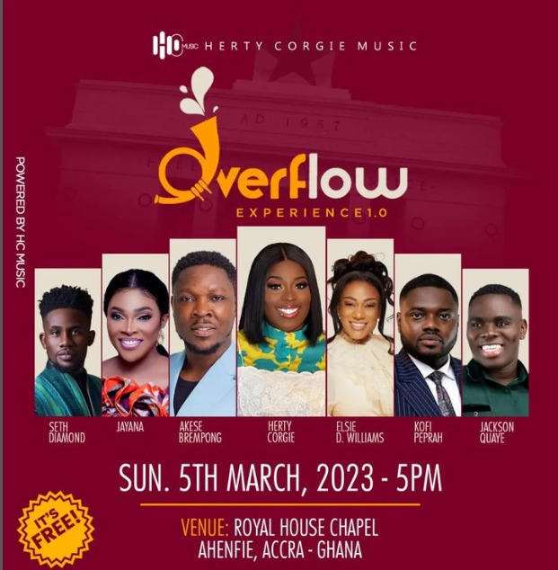 Herty Corgie presents maiden edition of 'Overflow Experience' in Ghana