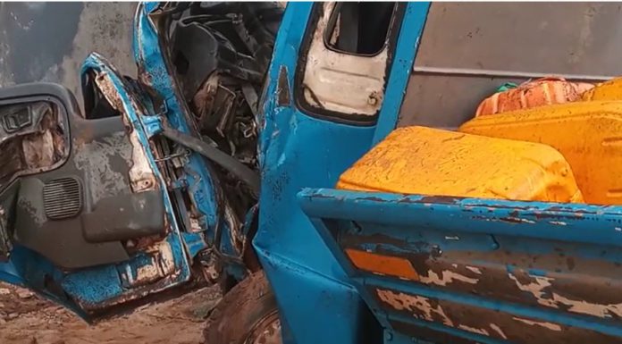 Driver in critical condition after crashing into gas station at Konongo