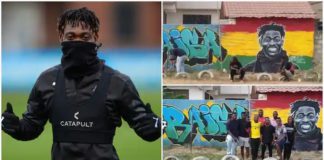 Mural in honour of Christian Atsu. Photo Source: @nkonkonsa