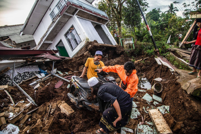 Earthquake in Indonesia