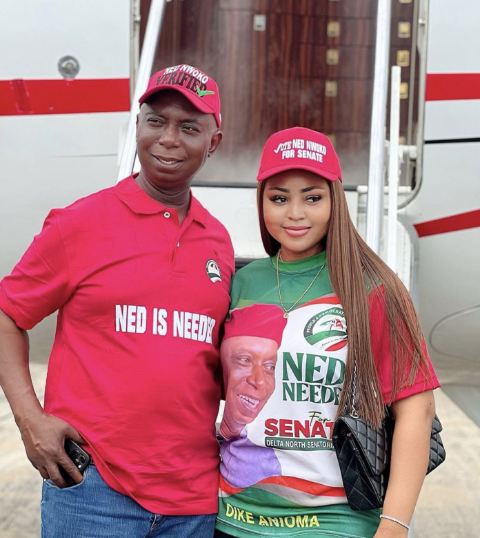 Regina Daniels and her senator husband, Ned Nwoko