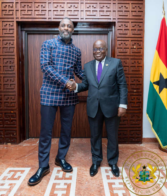 Idris Elba and Akufo-Addo