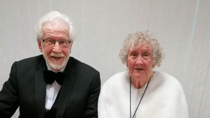 Len Allbrighton and Jeanette Steer at their long-awaited wedding (Image: Len Albrighton / SWNS) Len Allbrighton and Jeanette Steer at their long-awaited wedding (Image: Len Albrighton / SWNS)